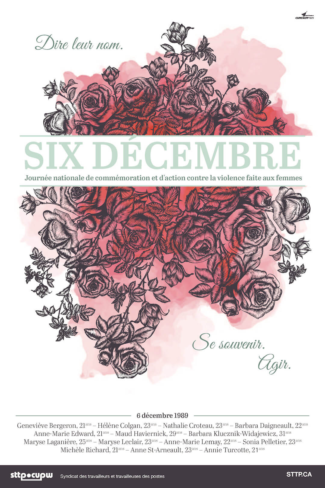 SIX DÉCEMBRE - Journée nationale de commémoration et d'action contre la violence faite aux femmes
