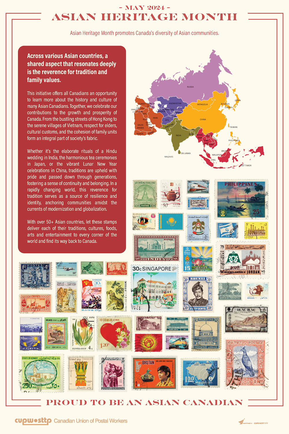 Poster: Asian Heritage Month 2024