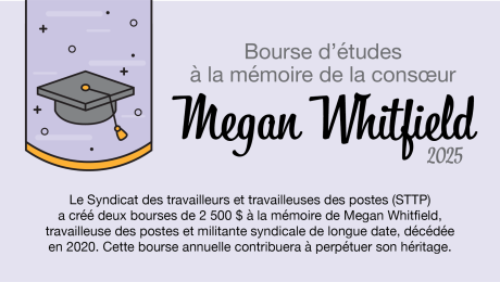 Bourse d’études à la mémoire de la consœur Megan Whitfield 2025