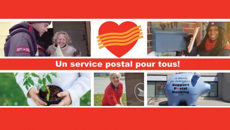Le service postal fait l’objet d’un examen, et vous êtes invités à y contribuer.